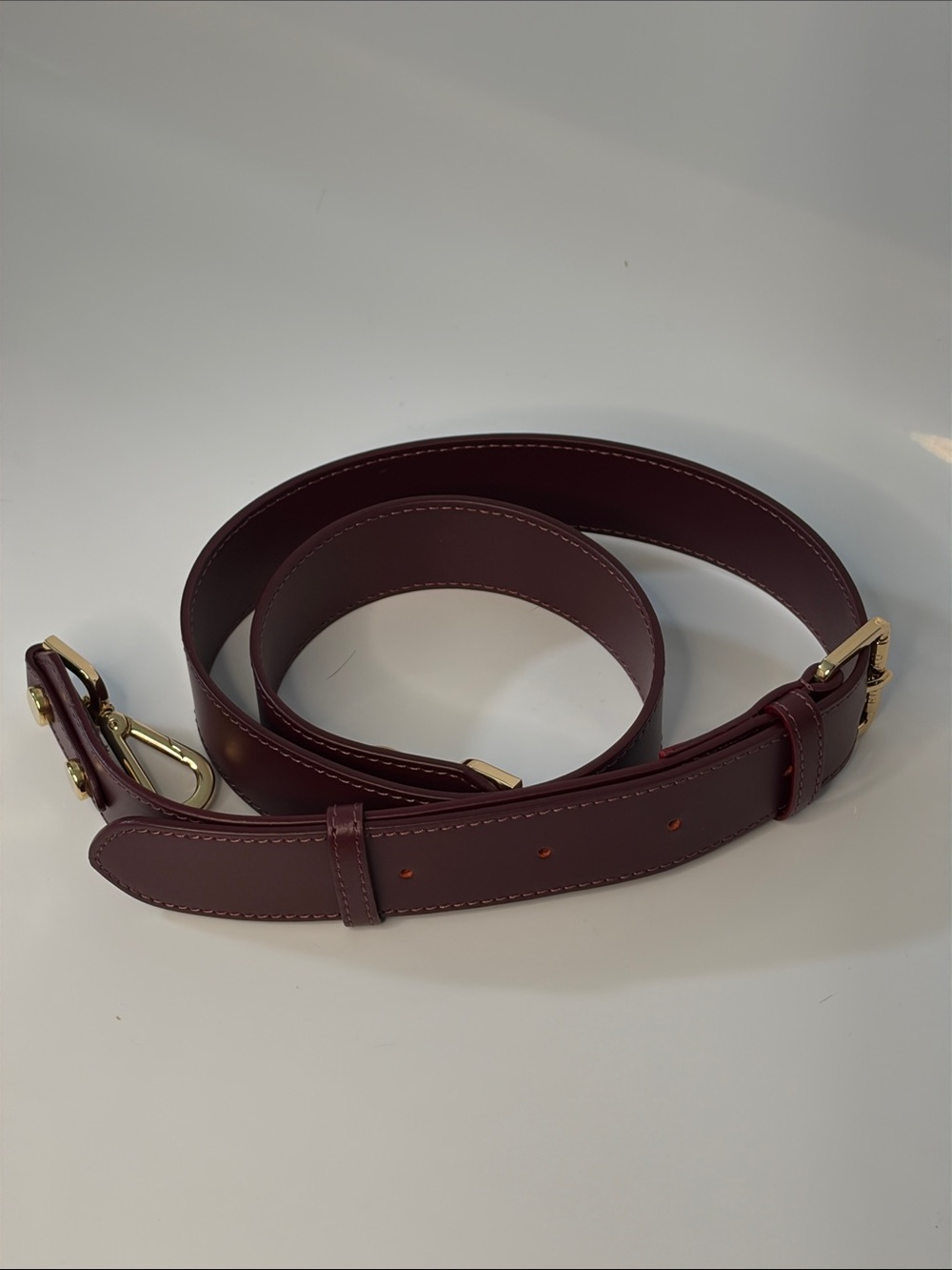 Maison Rinceau Bordeaux Petit Apollon Leather Top-Handle Bag - Picture 10 of 11